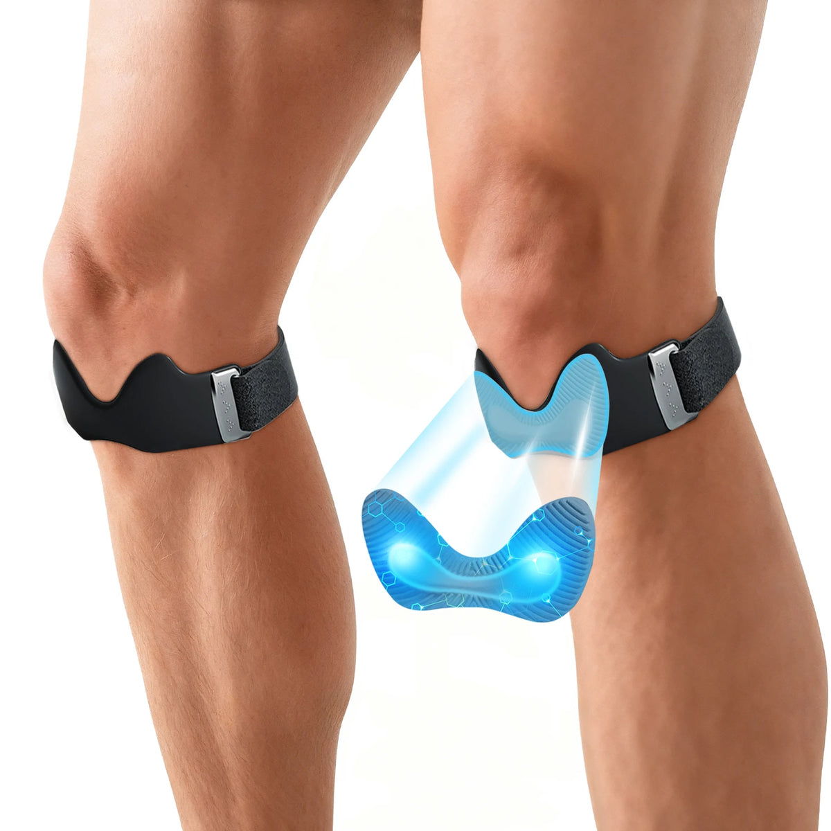 Ginocchiera stabilizzatrice sportiva con airbag 3D
